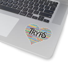 Load image into Gallery viewer, TRYPS Heart Kiss-Cut Stickers
