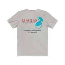 Load image into Gallery viewer, Macias Detailed Cleaning Unisex Jersey Short Sleeve Tee

