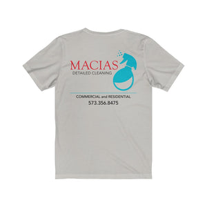 Macias Detailed Cleaning Unisex Jersey Short Sleeve Tee