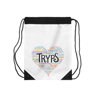 TRYPS Heart Drawstring Bag