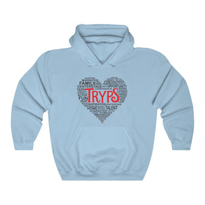 TRYPS Heart Unisex Heavy Blend™ Hooded Sweatshirt