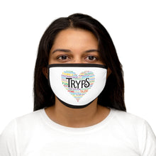 Load image into Gallery viewer, TRYPS Heart Mixed-Fabric Face Mask
