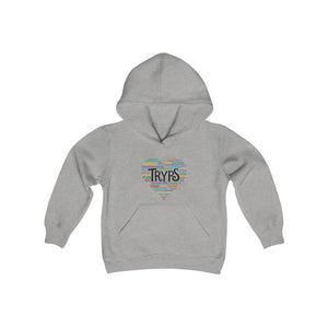 TRYPS Heart Youth Heavy Blend Hooded Sweatshirt