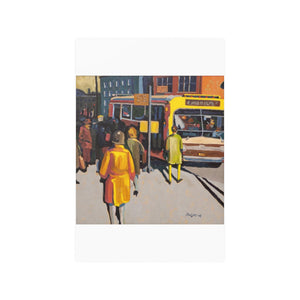 Tom Watson's "Bus Stop" Oil Painting Art Print