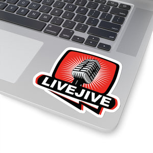 Official Bill Chott Live Jive Kiss-Cut Stickers