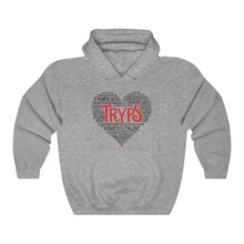 Load image into Gallery viewer, TRYPS Heart Unisex Heavy Blend™ Hooded Sweatshirt
